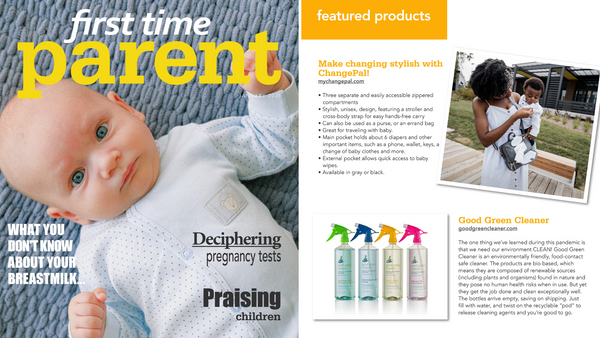Featured in First Time Parent Magazine