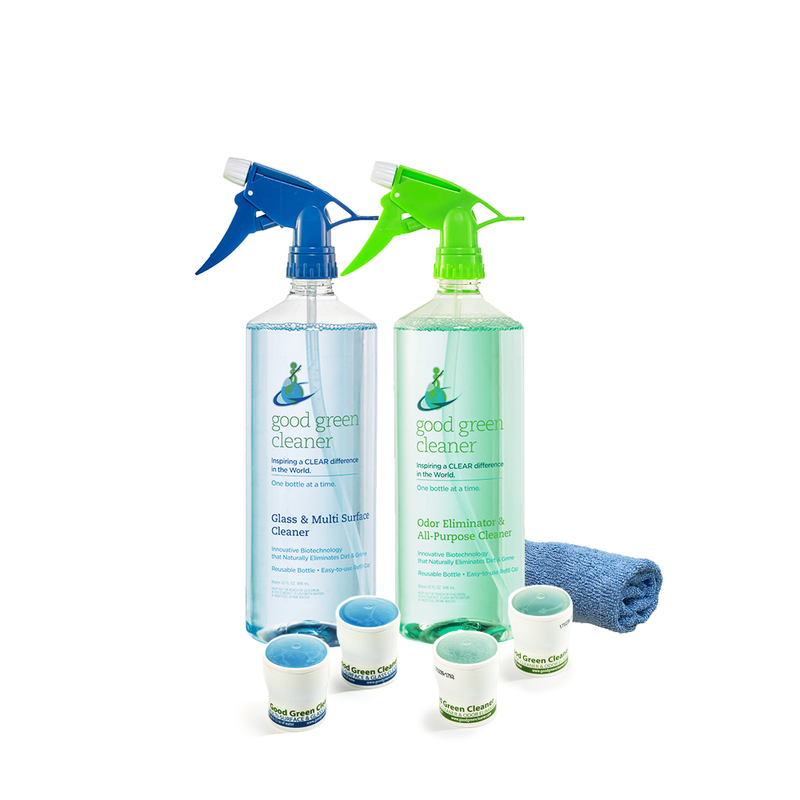 Odor Eliminator & All-Purpose Cleaner + Glass & Multi Surface Cleaner Value Pack